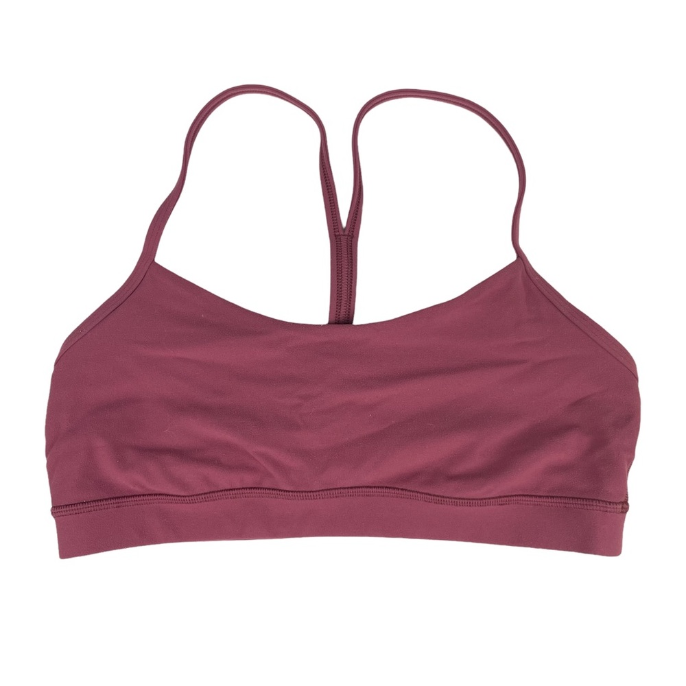 Lululemon Pink Sports Bra Size 10 In great shape!
